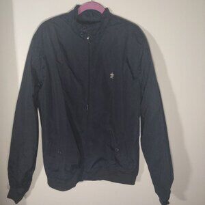 French Connection Men's Navy Blue Zip Up Jacket Size X-Large